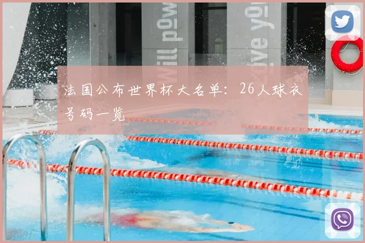 法国公布世界杯大名单：26人球衣号码一览